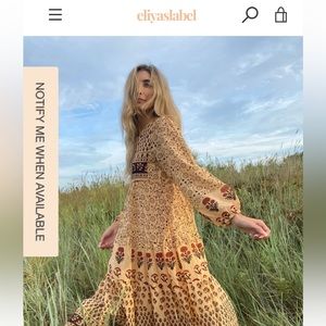 Blue Boheme dress bought from Eliyas Label, worn once, perfect condition.